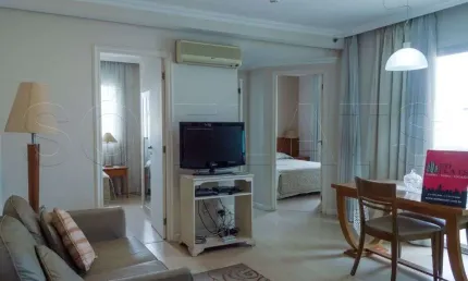 QUALITY BELA CINTRA - exclusivo com 2 dormitórios mobiliados.