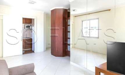 Flat com 1 quarto para alugar na Rua Afonso Braz, 768, Vila Nova Conceição, São Paulo