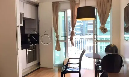 Flat moderno com 1 dormitório 43 m², próximo ao Shopping da Vila Olímpia e Avenida Faria Lima.