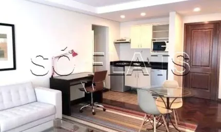 Residencial com serviços, amenidades, com 1 dormitório, alto padrão no miolo de pinheiros.