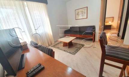 Apartamento no Jardins Próx ao Metro Consolação com 1x dormitório e varanda.
