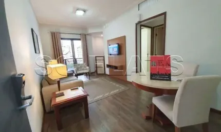 Flat disponível para locação com 1 dorm, 48m² na rua do Shopping Center 3. Ao lado da Av. Paulista.