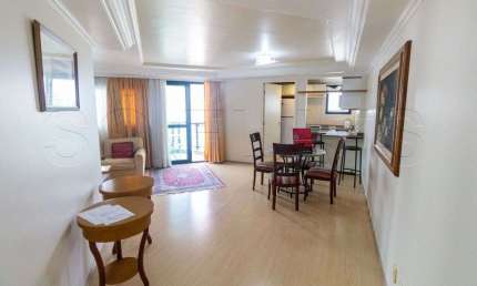 Flat alto padrão, 2 dormitórios, próximo a Av. Paulista Shopping Patio Paulista e metrô Paraíso.
