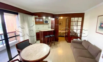 Flat no higienópolis classic contendo 39m², 1 dormitório e 1 vaga disponível para locação.