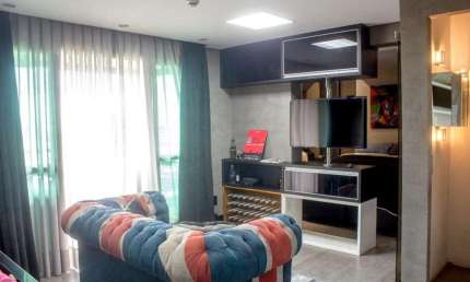Flat no Brooklin, prox a Marg Pinheiros e Ponte Estaiada