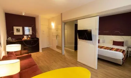Flat quality alphaville disponível para venda com 39m² e 01 vaga de garagem