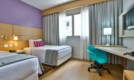 Flat Radisson Santos disponivel para venda com 30m², 01 dorm e 01 vaga de garagem