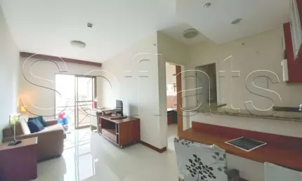 Flat disponível para locação em são caetano, próximo a av. goiás e pres. kennedy.