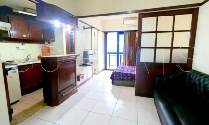 Flat com 1 quarto à venda na Avenida Rio Branco, 1658, Santa Cecília, São Paulo