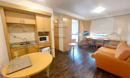 Flat disponível para locação no Green Place com 35m², 1 dormitório e 1 vaga na Vila Mariana.