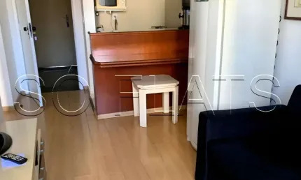 Moema top life, flat disponível para locação contendo 36m², 1 dormitório e 1 vaga.