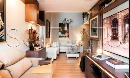 Apartamento mobiliado com 90m², próximo a Av. Sto. Amaro