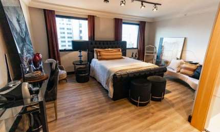 Tryp Higienópolis com 1 dormitório todo mobiliado disponível para hospedagem
