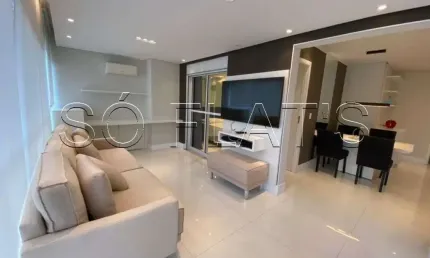 Lindo flat de luxo na Juscelino Kubitschek próximo ao Shopping Iguatemi Jk e Av Faria Lima.
