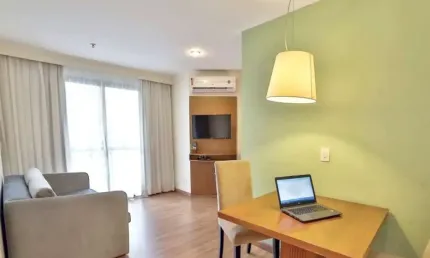 Flat para investimento na Vila Olimpia com 2 dormitórios *Quality Suites Long Stay Vila Olímpia*