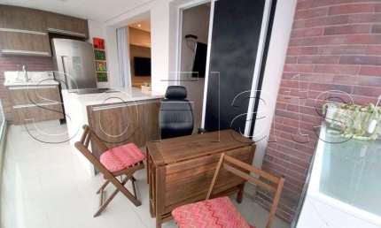 Affinity Vila Olímpia, flat com 43m², 1 dormitório e 1 vaga, disponível para locação.