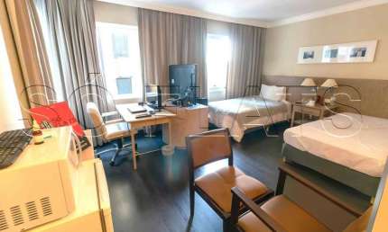 Flat disponível para locação no Radisson Berrini, contendo 29m², 1 dormitório e 1 vaga de garagem.