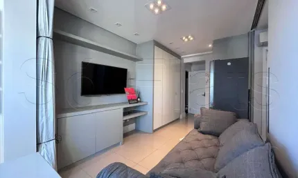 Apartamento na vila olímpia com 01 dormitório e varanda gourmet