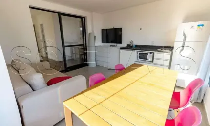 Studio VN Casa do Ator, disponível para venda com 53m², 01 dormitório e 01 vaga