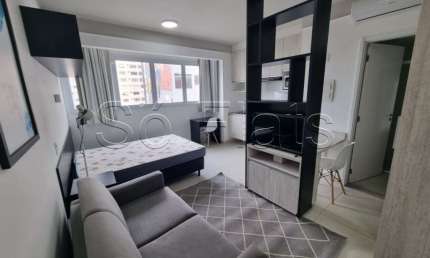 Flat Atrium 24m² 1 dormitório 1 vaga para locação, mobiliado com 1x dormitório. Sem burocracia.
