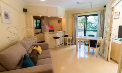 Flat estilo residence no Itaim, disponível para locação sem burocracia e sem fiador, venha conferir