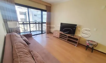 Flat mobiliado com arrumação de quarto, com cozinha completa com geladeira grande. Sem burocracia.