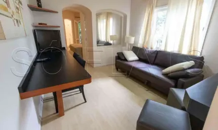 Flat mobiliado no coração do Jardim Paulista com vaga de garagem localizado na Alameda Lorena