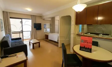 Flat estilo residence com 02 dorms próx a Av. Paulista, acesso ao Metrô e varias linhas de ônibus