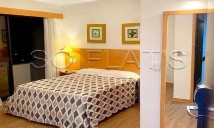 Flat tipo Studio mobiliado com serviços, sem burocracia no coração do Jardim Paulista. Consulte-nos.