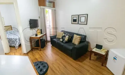 Flat mobiliado com 1x dormitório, com serviços a algumas quadra do metrô Trianon Masp e Av. Paulista