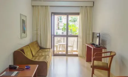 Flat no jardim paulista para locação e totalmente equipado para a sua estadia. consulte-nos.