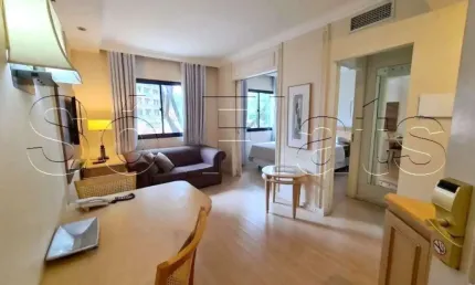 Flat no Jd Paulista, a poucos metros da Av. Paulista, 9 de Julho e da FGV