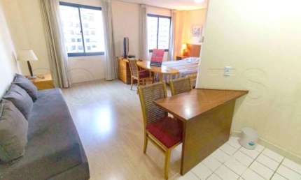 Flat Mercure Times Square em Moema para locação, prox a Av. Ibirapuera e ao Metrô Moema.