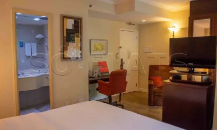 Flat com 1 quarto à venda na Rua Jerônimo da Veiga, 248, Jardim Europa, São Paulo