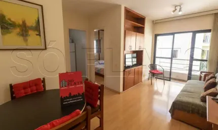 Flat para moradia todo mobiliado nos jardins, próximo a av. 9 de julho, sem burocracia.