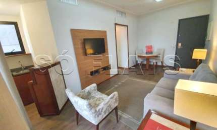 Flat com 1 dormitório 48m² na rua do Shopping Center 3. Ao lado da Av. Paulista.