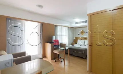 Flat totalmente mobiliado para locação, no jardim paulista e próximo da avenida paulista.