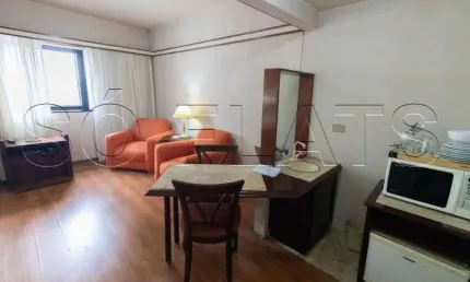 Flat locação no jardins ótima localização, todo mobiliado e com serviços para entrada imediata.