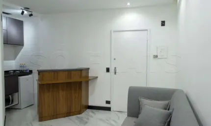 Excelente opção nos Jardins: Stagium Studio totalmente mobiliado e com serviços.