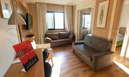 Flat na Bela Vista, proxa  Avs. Paulista e Nove de Julho.  Com entrada imediata e sem fiador.