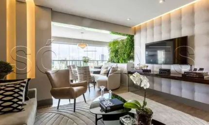 Lindo apartamento no brooklin, com uma localização privilegiada