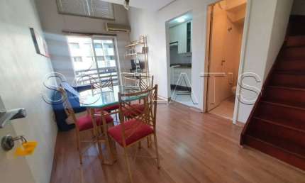Flat no Duplex Life Moema contendo 55m², 1 dorm e 1 vaga Moema, disponível para locação.