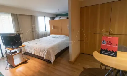 Flat em moema, prox ao pq. do ibirapuera e avs. helio pellegrino e republica do líbano. consulte-nos