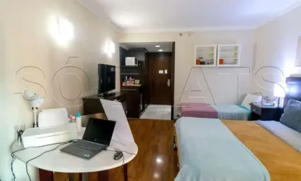 Apartamento Grand Plaza Paulista no Paraíso para locação, 1 dormitório e 1 vaga.