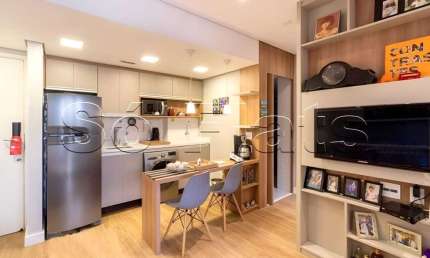 Flat QI Inteligence, apartamento disponível para venda com 37m², 1 dormitório e 1 vaga
