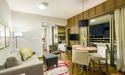 Flat no estilo residence com 02 dormitórios para investimento no Brooklin