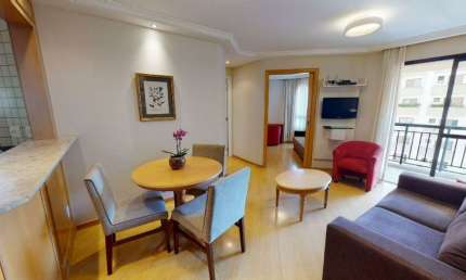 Flat com 2 quartos à venda na Avenida Miruna, 320, Moema, São Paulo