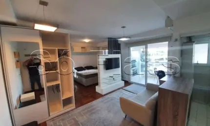 FLAT LINDO NO BROOKLIN 1 SUÍTE 47M² PRÓXIMO AO ITAIM BIBI