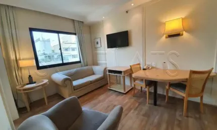 Na região da av. paulista, excelente flat par morar / investir
