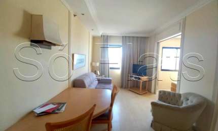 Flat The Universe para locação no Jardim Paulista com 30m²,. 1 dormitório e 1 vaga.
